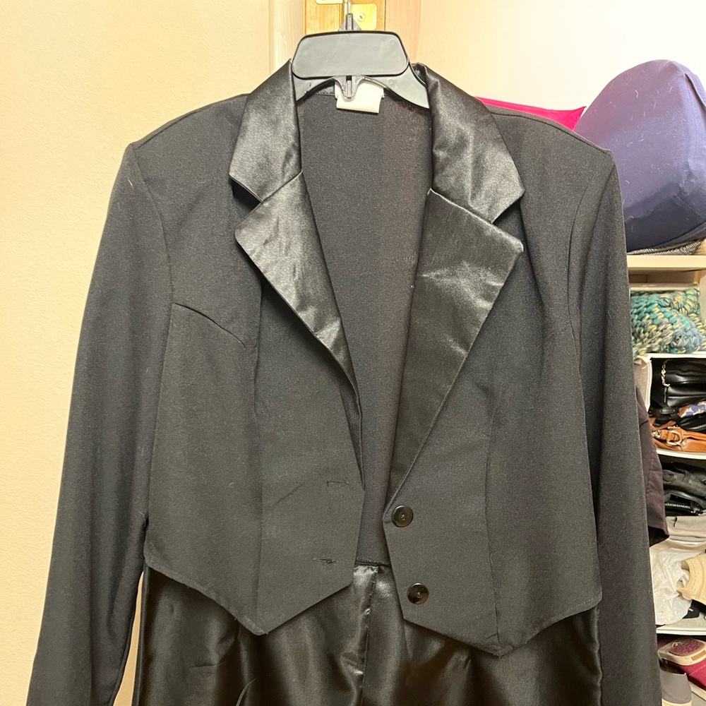 Costume Tuexdo Jacket with Tails, L